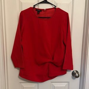 ALFANI Red Blouse